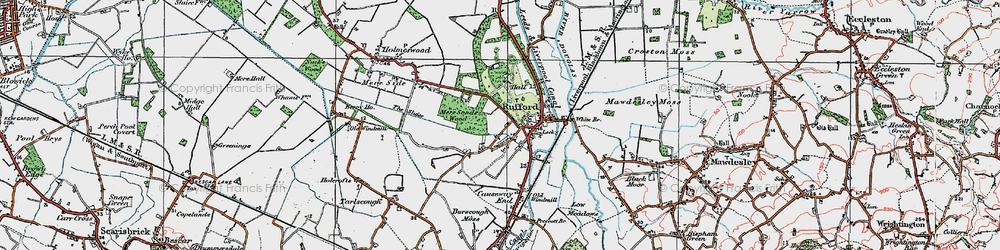 Old map of White Br in 1924