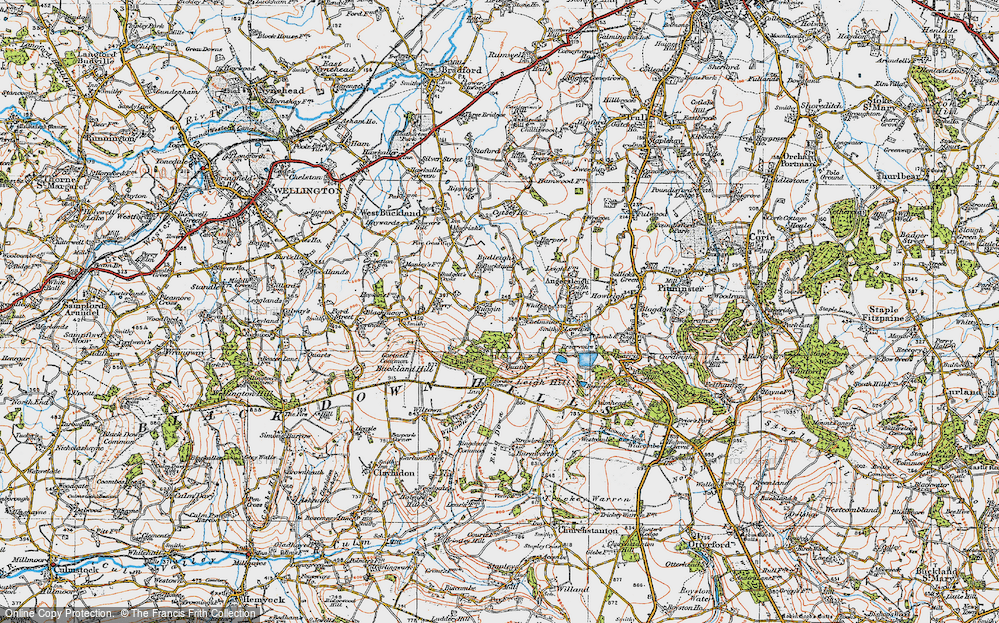 Old Map of Ruggin, 1919 in 1919