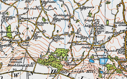 Old map of Ruggin in 1919