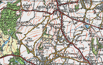 Old map of Ruiton in 1921