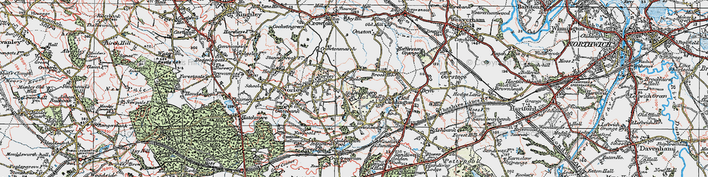 Old map of Ruloe in 1923