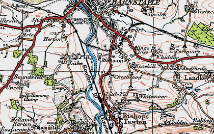 Old map of Rumsam in 1919