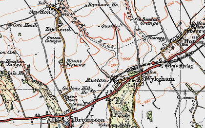 Old map of Ruston in 1925