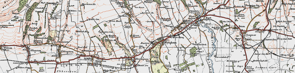 Old map of Ruston in 1925
