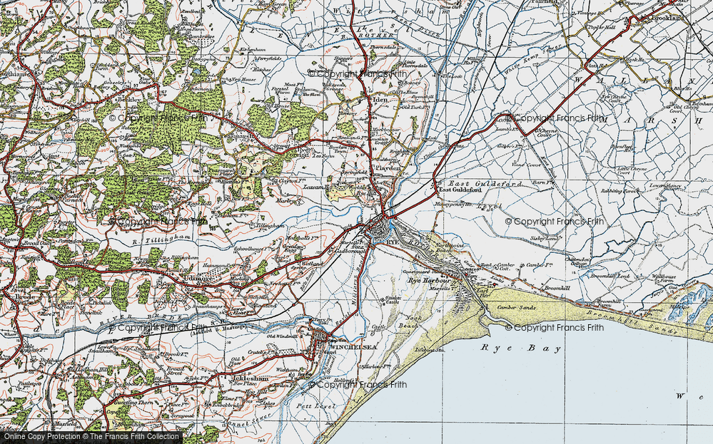 Old Maps Of Rye Sussex Francis Frith