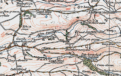 Old map of Broginin in 1922