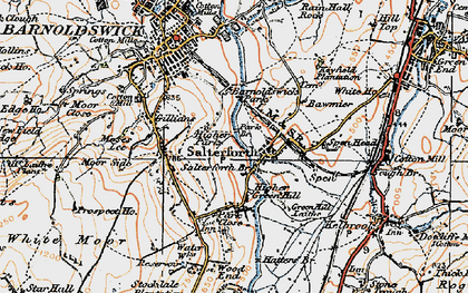 Old map of Letcliffe Country Park in 1924