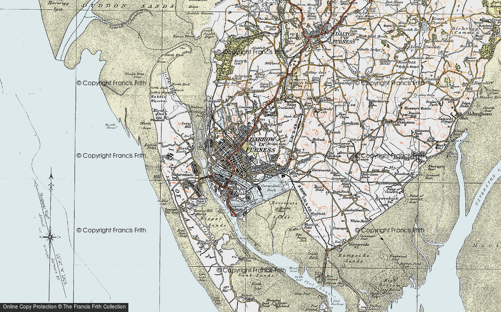 Old Map of Salthouse, 1924 in 1924