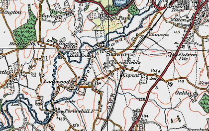 Old map of Salwarpe in 1920