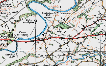 Old map of Bezza Ho in 1924