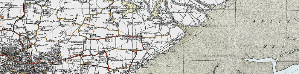 Old map of Samuel's Corner in 1921