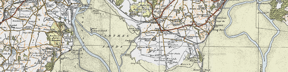 Old map of Sand Gate in 1925