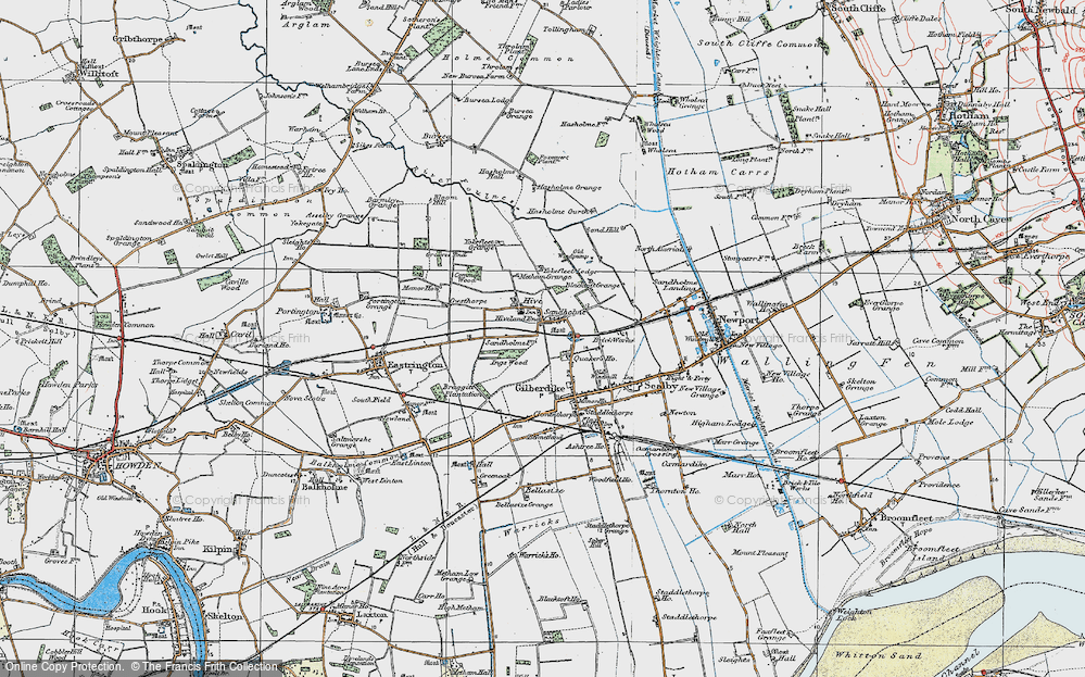 Old Map of Sandholme, 1924 in 1924