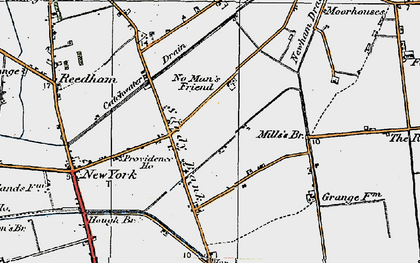 Old map of Sandy Bank in 1923