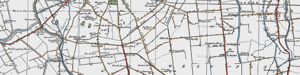 Old map of Sandy Bank in 1923