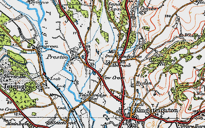 Old map of Sandygate in 1919