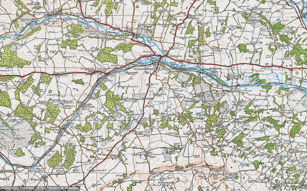 Old Map of Sanham Green, 1919 in 1919