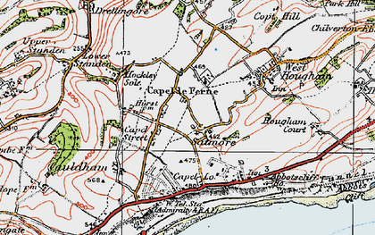 Old map of Satmar in 1920