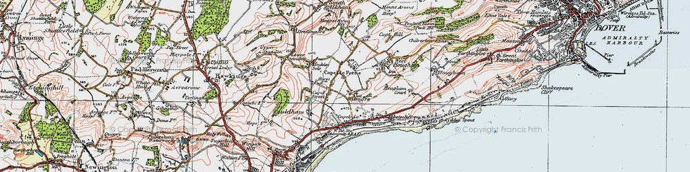 Old map of Satmar in 1920