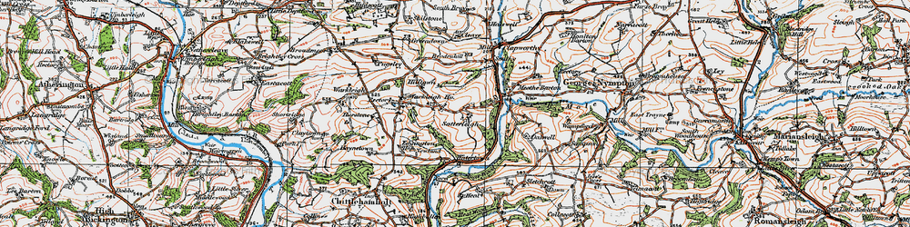 Old map of Broden Hill in 1919
