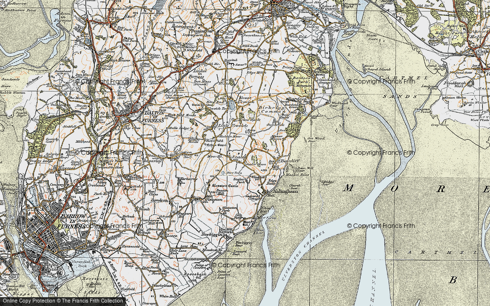Old Map of Scales, 1924 in 1924