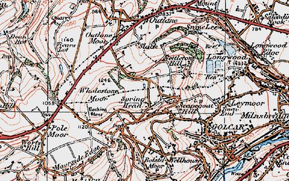 Old map of Scapegoat Hill in 1925