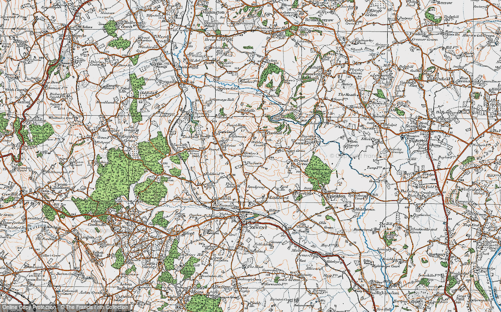 Old Map of Scarr, The, 1919 in 1919