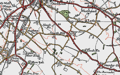 Old map of Scarth Hill in 1923