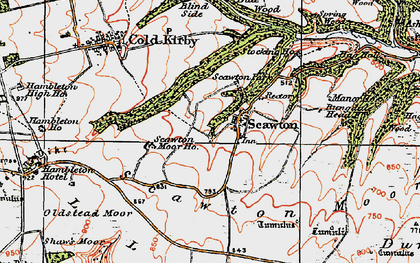 Old map of The Old Rectory in 1925