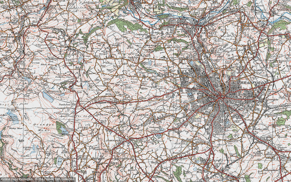 Old Map of School Green, 1925 in 1925