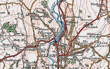 Old map of Scotches in 1921