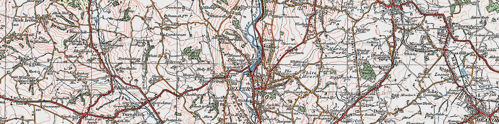 Old map of Scotches in 1921