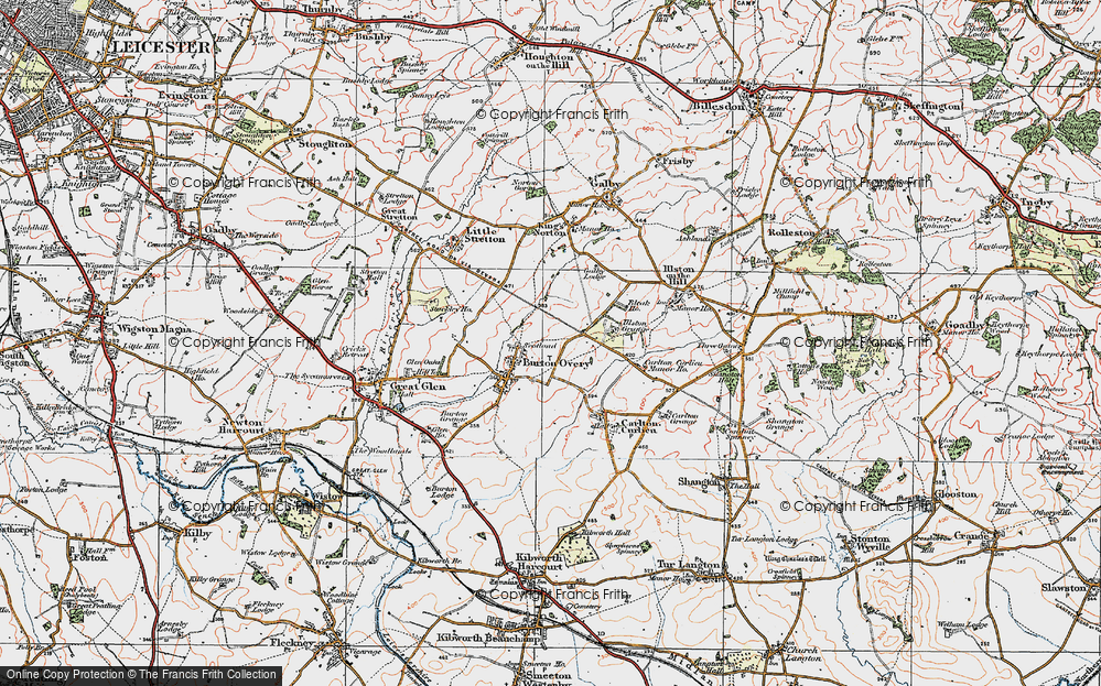 Old Map of Scotland, 1921 in 1921
