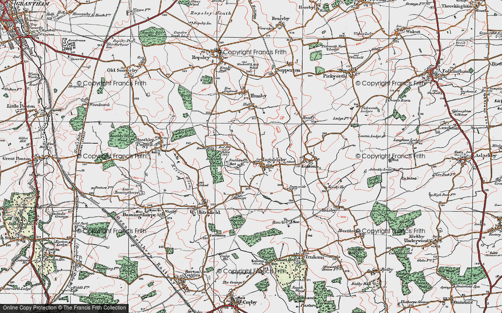 Old Map of Scotland, 1922 in 1922