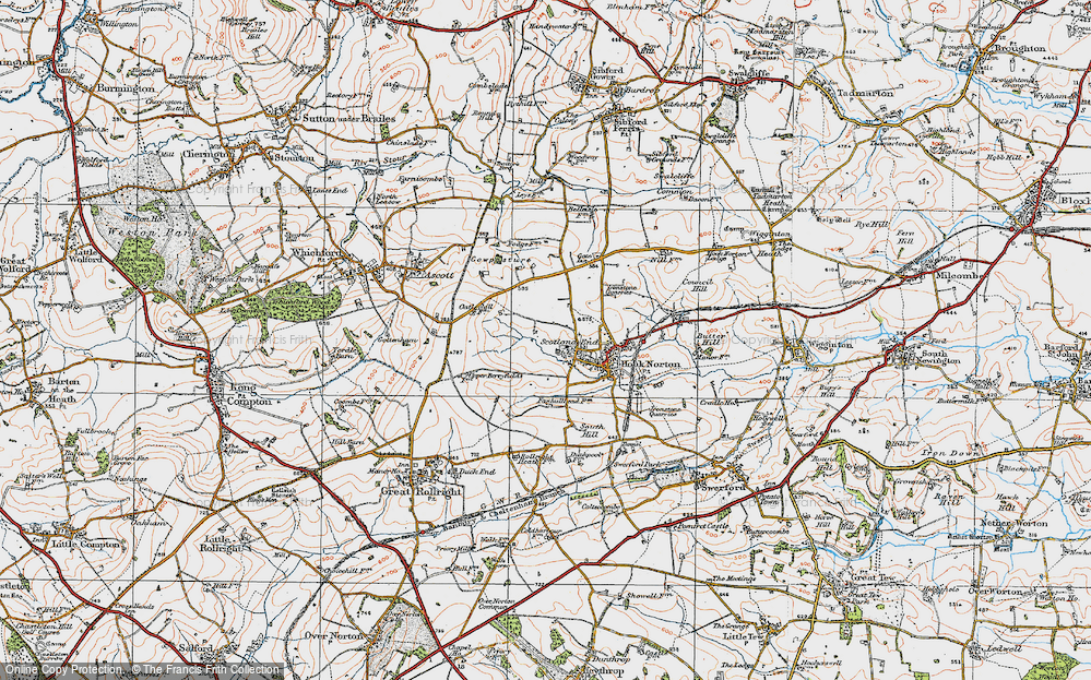 Old Map of Scotland End, 1919 in 1919