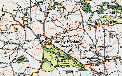 Old map of Scotland Street in 1921