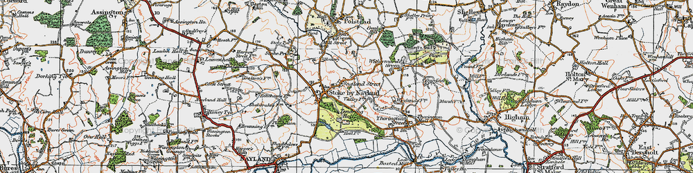 Old map of Scotland Street in 1921