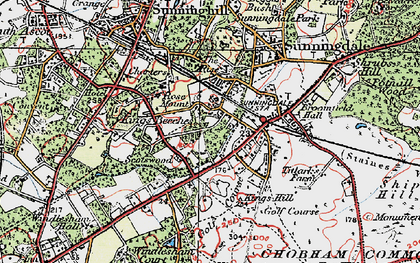 Old map of Scotswood in 1920