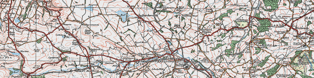 Old map of Scout Dike in 1924