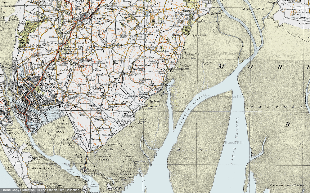 Old Map of Sea Mill, 1924 in 1924
