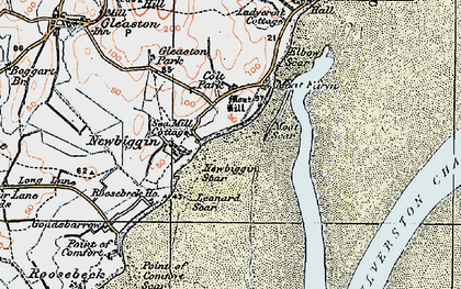 Old map of Sea Mill in 1924