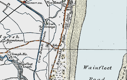 Old map of Seacroft in 1923