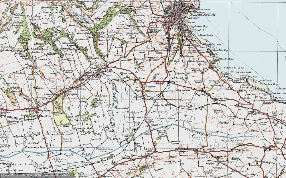 Old Map of Seamer, 1925 in 1925