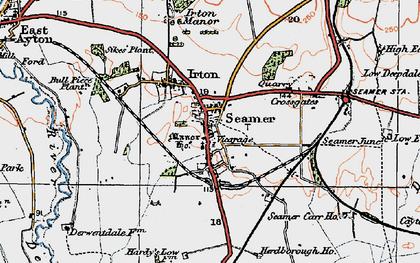 Old map of Seamer in 1925