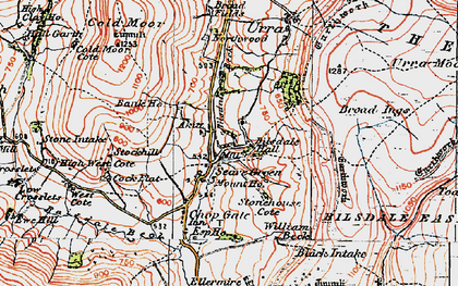 Old map of Akitt in 1925