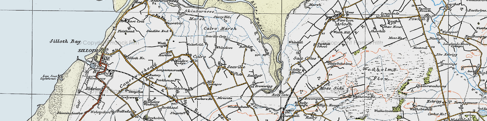 Old map of Seaville in 1925