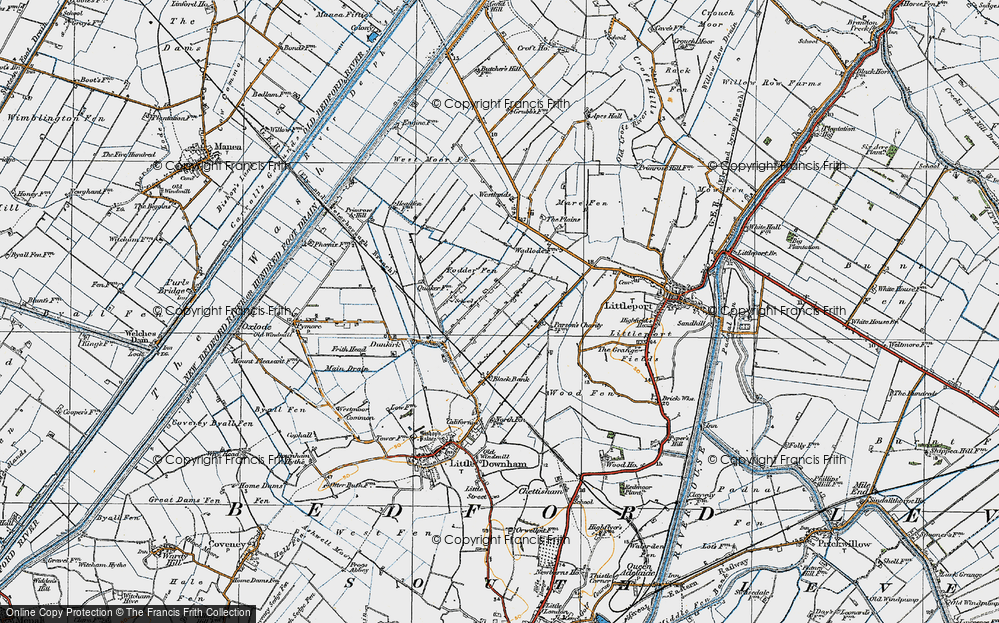 Old Map of Second Drove, 1920 in 1920