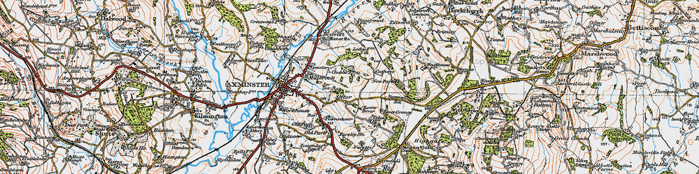 Old map of Sector in 1919