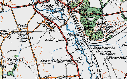 Old map of Seddington in 1919