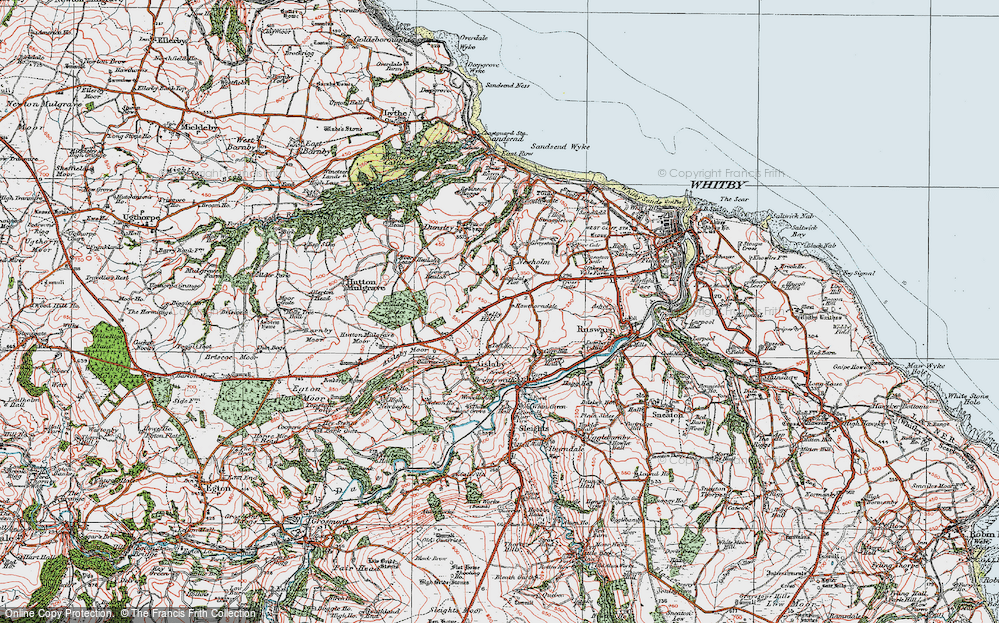 Old Map of Selly Hill, 1925 in 1925